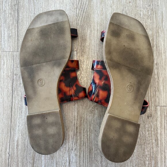 Womens a new day Animal Print Sandals - 9 - Picture 5 of 6